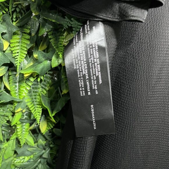 BCBGMAXAZRIA Dress Women Small Black Beaded Gown Boho Whimsigoth $428 NWT 1901 - Picture 7 of 12